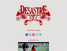 Tablet Screenshot of desastre.com.es